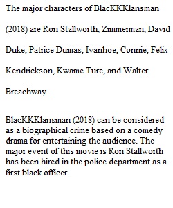 Blackklansman (2018) and LA Confidential (1997)